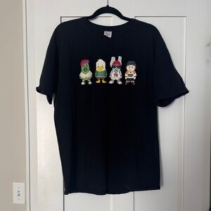 Pure Bread Philly Sports Black Graphic T-Shirt